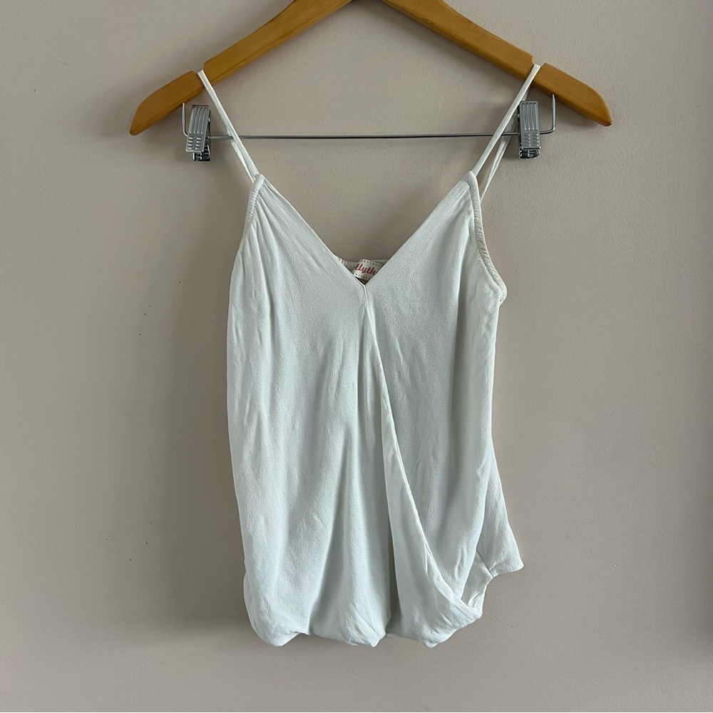 Alythea White Tank Top – Size Small, Lightweight & Versatile